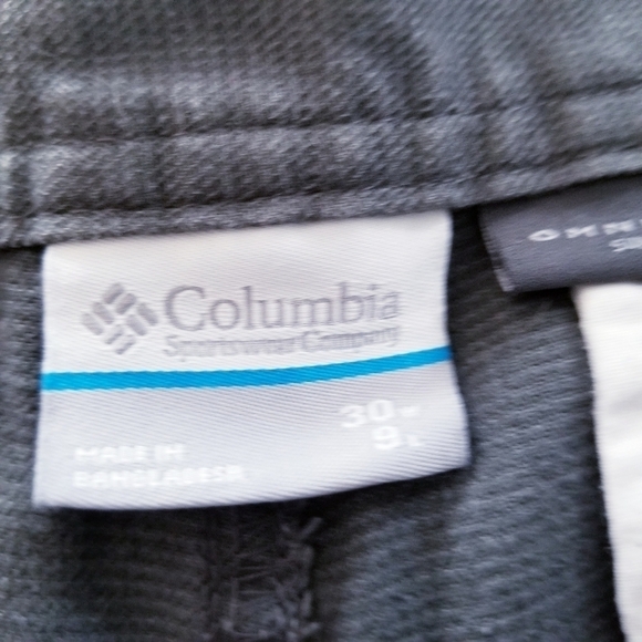 Columbia Omni Shade Cargo Shorts Sun Protection Gray Size 30 Fishing Hiking EUC - Picture 4 of 10